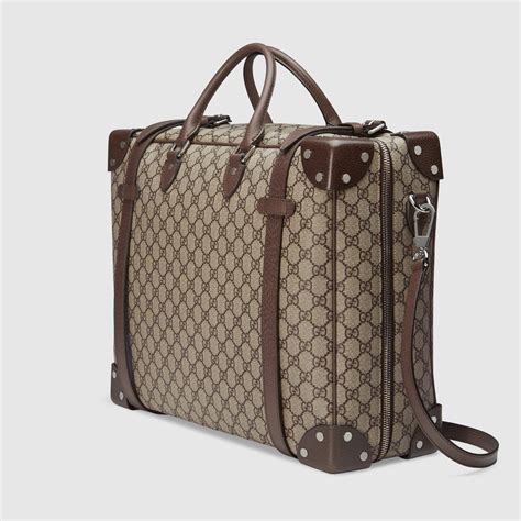 gucci leather suitcase 20s